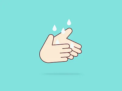 Remember to Wash your hands animation covid 19 design hands healthcare healthy healthy eating healthy food hygiene illustration vector wash water drops zomato
