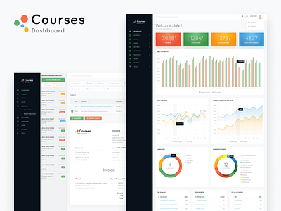 Courses dashboard design admin dashboard admin design admin panel admin template dahsboard dashboard design dashboard ui ui design web design