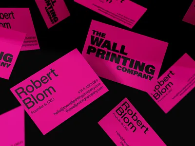 The Wall Printing Company Branding branding buisness card stationery