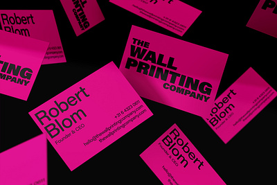 The Wall Printing Company Branding branding buisness card stationery