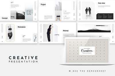 Creative Canva Minimal Keynote agency business canva clean creative keynote keynote design keynote presentation keynote template keynote templates minimal minimal template minimalist modern presentation presentations simple template web design website