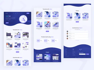 Nocode HQ Tools Page branding design dribbble best shot free tool graphic design landing page design product design template template builder tools tools page tutorials ui ux design user experience design user interaction user interface design visual design web builder web design web design template web design tool
