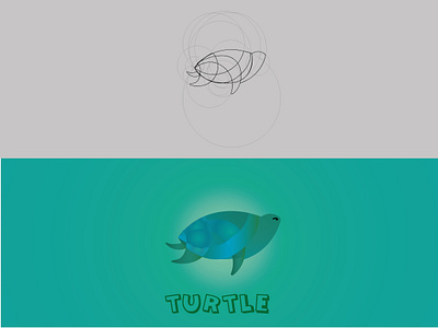 TURTLE - Logo Construction design illustration logo typography