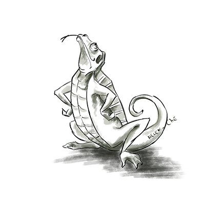 Chameleolizard 2d 2d art 2d character character design characterdesign digital art digital illustration digitalart drawing illustration illustration art illustrator sketch sketching