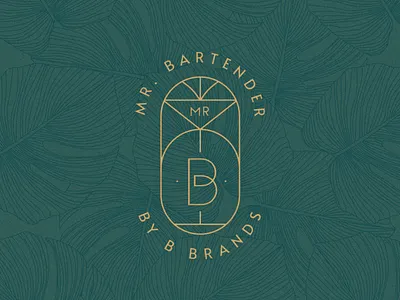 Mr. Bartender Branding artdeco artist bar bartender branding design logo logodesign logotype minimal typography