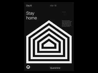 Quarantine Day 06 | 42.559 / -83.113 design experiment poster quarantine