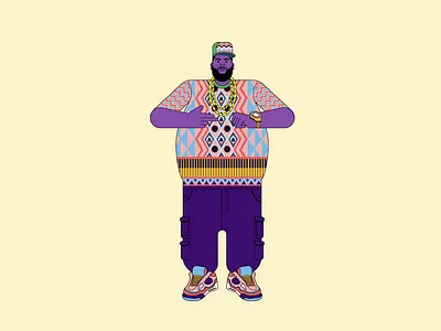 BIG Mike african african american american design design art flat graphic hiphop illustration illustrator musician pattern pattern art pattern design patterns tribal vector vector illustration vectorart