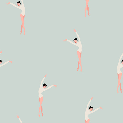 Dansers cartoon dance dancers illustration pattern pattern art дизайн