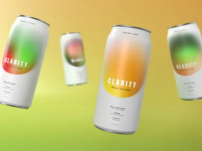 Clarity Cans branding design digital graphic design graphicdesign packagedesign packaging