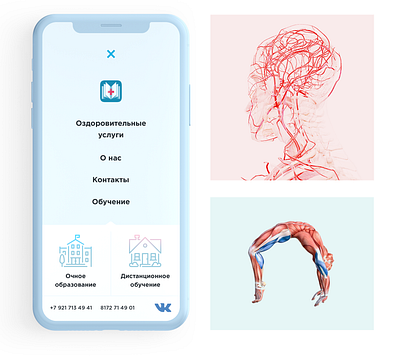 Zdorovie website navigation adaptive adaptive design medical mobile study website