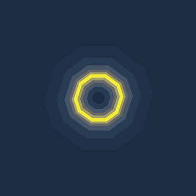 Light Ring flat illustration