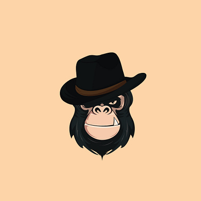 monkey Logo design illustration logo