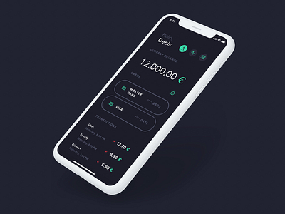 Mobile Banking App | Concept animation appdesign bank banking app design ui ux