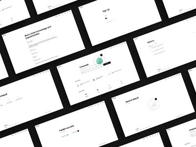 SAGA - Data Market Place bitcoin blockchain btc crypto landingpage marketplace minimal minimalist platform ux wallet