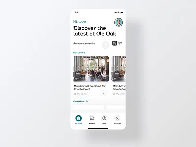 Event animation animation app iphone x mobile principle ui