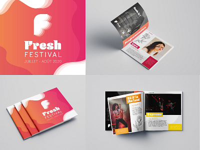 Fresh - Funk it ! / Music Festival design designer freelance designer graphic design illustration logo logo design music music festival print design visual identity