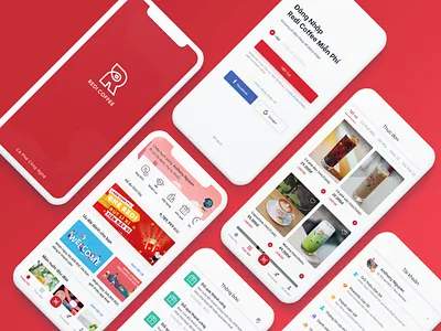 Redi Coffee App branding coffee coffee shop design design app redi technology ui ux