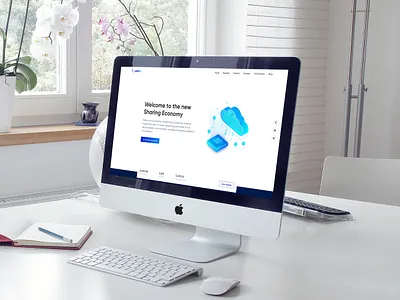 Elefos - Blockchain Platform blockchain elefos technology web webdesign website website concept website design