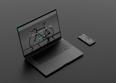 Bike shop Ui Concept bikes black branding clean dark dark app darkui design ecommerce flat ios leanding page macbook minimal mobile products typography ui uiux web