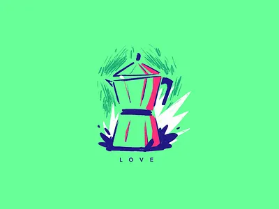 Love, skull and coffee! 2danimation animation coffee graphic design motion graphics skull