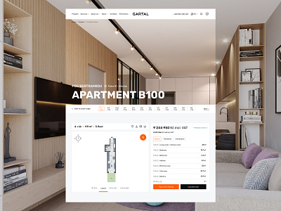 UX/UI Design for Real Estate company apartment design graphic design home landing page real estate real property startup ui ux webdesign website