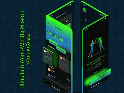 NeonVault appconcept appuiux bankingappdesign bestdesign blockchaindesign cryptoapp cryptoexchangeui cryptowallet darkmodeui dribbleshots financeapp fintechui minimalfinance mobileexperience modernui neondesign nextgenui smoothui uiuxanimation uxtrends