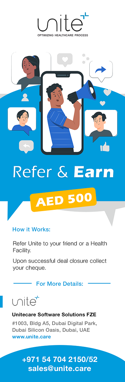 Social Media Referral Program Poster poster