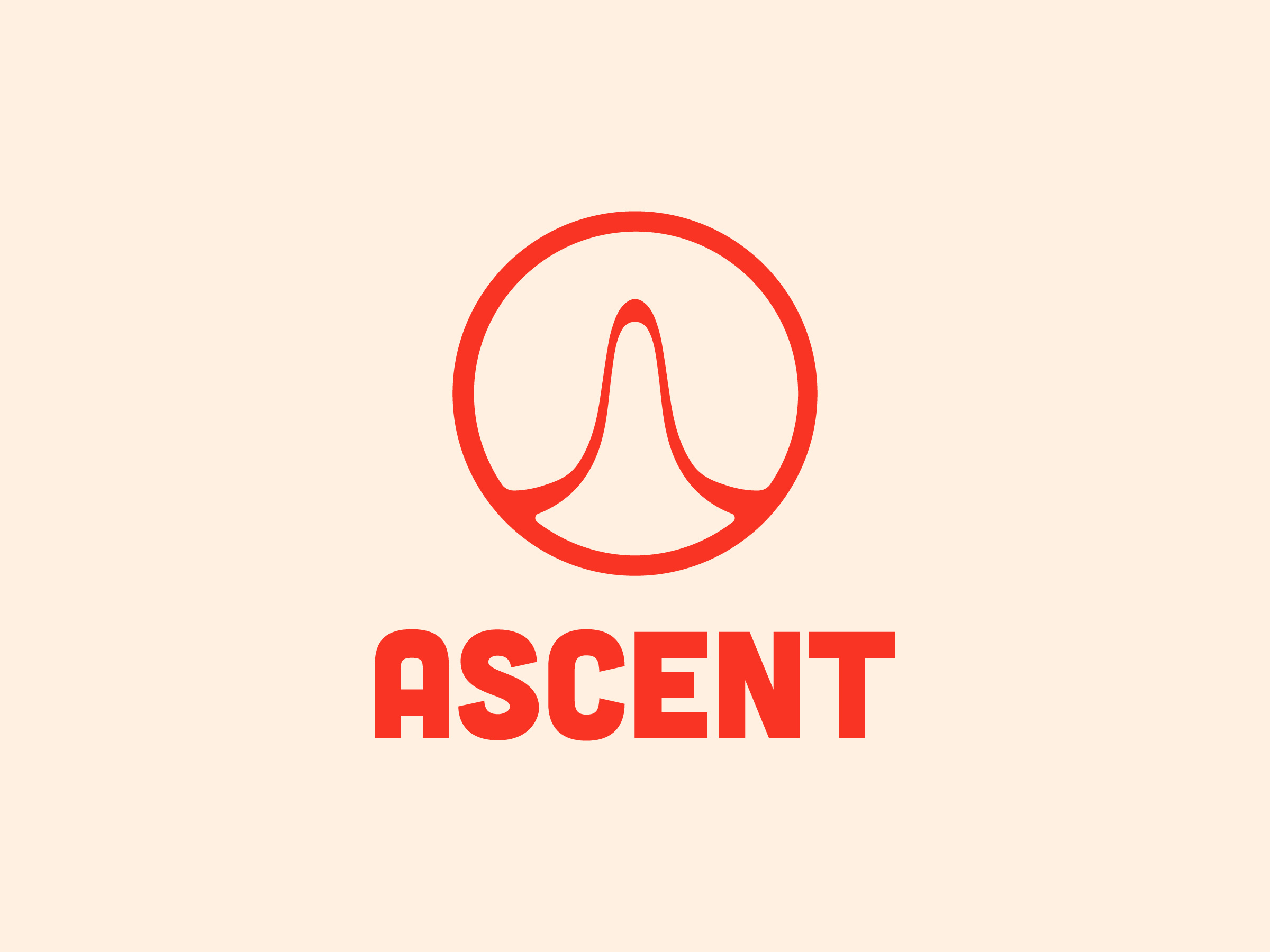 Ascent - Logo abstract bold branding lettermark logo logodesign minimalist modern monogram