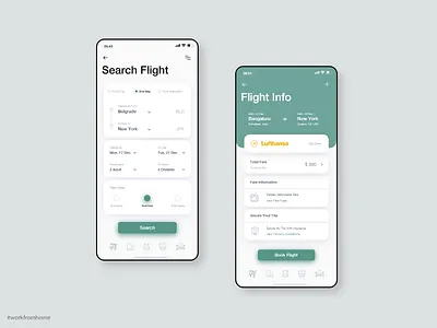Daily UI 68 — Flight Search adobe xd app daily 100 challenge daily challange dailyui design flight flight app flight booking flight search flights mobile travel ui ux