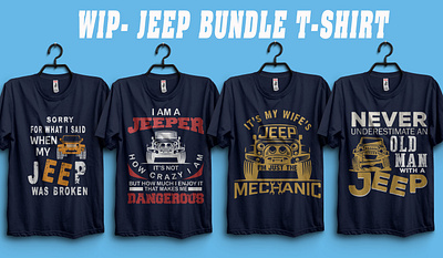 Jeep T-Shirt Bundle animation design illustration illustrator jeep logo t shirt t shirts teeshirts texture travel tshirt art tshirt design tshirtdesign tshirts tshirtshop typography