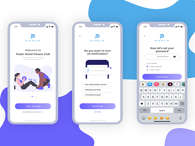 Fitness Mobile UI DESIGN branding mobile app design mobile ui photoshop typography uiux webdesign
