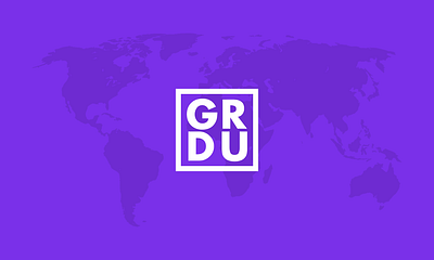 GrapeDutch Client Logo branding design flat geometric lettering lockup logo logotype minimal square typography vector