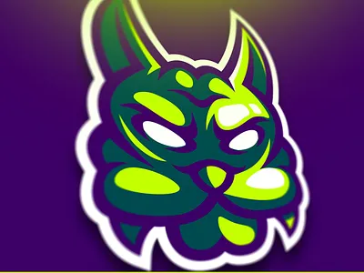 Dog Mascot Logo didier esport gaming illustration laureaux logo mascot morlaix vector