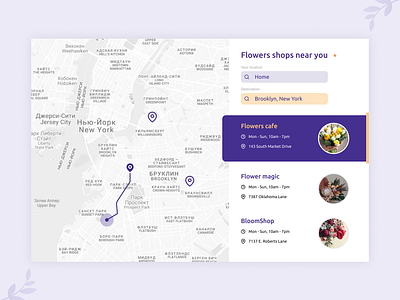 Location tracker concept dailyui design location map uiux web