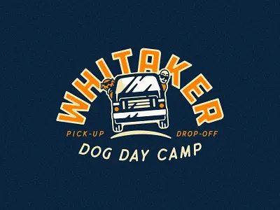 Whitaker Dog Day Camp Branding branding branding and identity dog dog art dog branding dog icon dog illustration dog logo dogs logo
