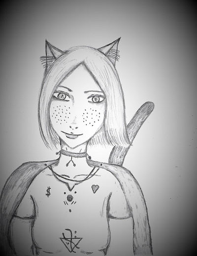 Pakhet fantasy female manga pencil