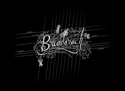 Outlander's "Bruadarach" Calligraphy bruadarach calligraphy calligraphy and lettering artist illustration outlander scottish starz