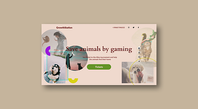 Landing Page animal app beauty cat challenge dailyui design dog homeless inspiration nature savetheworld trends trendy ui ux vector web