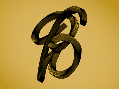 Personal Project B 1/10 black design gold graphicdesign illustrator lettering letters logo typography vector