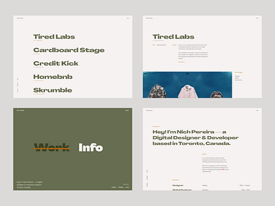 Portfolio Redesign 2020 animation colourscheme frontend gatsby live microanimation portfolio reactspring ui ux webdesign