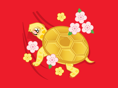 Asia Society Texas Lunar New Year, Vietnam custom illustration digital art digital illustration houston houtx illustration katsola kawaii vector art