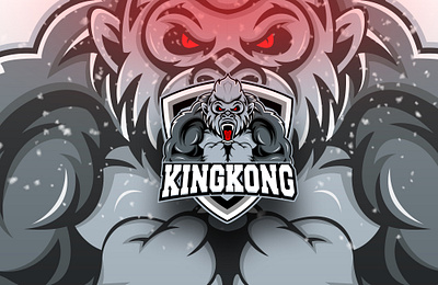 KINGKONG awesome design export logo logogame vector