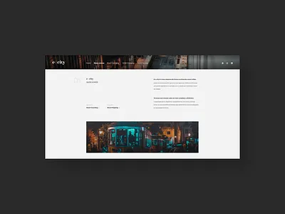 Ecity - Desktop UI alignment banner block design image text
