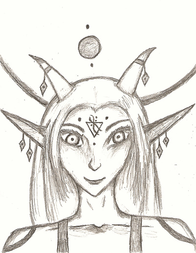 SCP- 0000 NX-CLASSIFIED design drawing fantasy female pencil transhuman