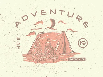 ADVENTURE adobe illustrator adventure badge design badgedesign camp camping desain illustration ilustrasi the earth vector vektor