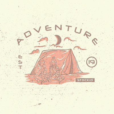 ADVENTURE adobe illustrator adventure badge design badgedesign camp camping desain illustration ilustrasi the earth vector vektor