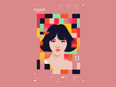 Nude abstract composition design gird girl girl illustration girl potrait grid system illustration laconic layout lines minimal nude pattern portrait poster potrait illustration woman woman illustration