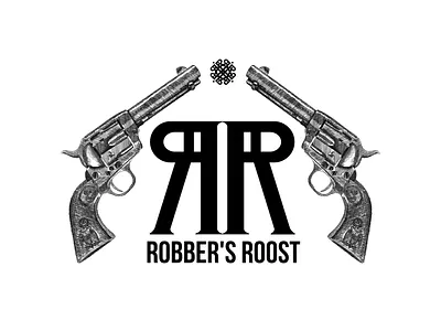 Robber's Roost Letterhead branding illustration letterhead logo