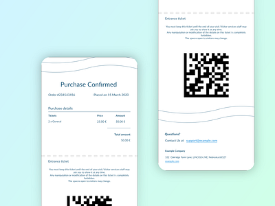 Daily UI 017 - Email Receipt - #dailyui #017 adobe xd adobexd app daily ui challenge dailyui ui website