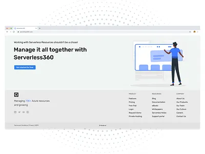 Footer and Call to Action (CTA) section 2d app clean concept creative design flat footer footer design illustration interface landing page minimal sketch ui ux vector web website white
